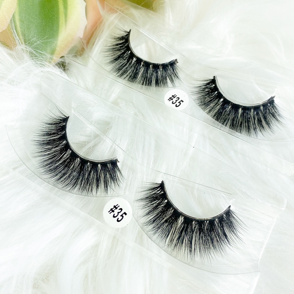 🟡 3/$20 Lot Of 2 3D Mink False Eyelashes